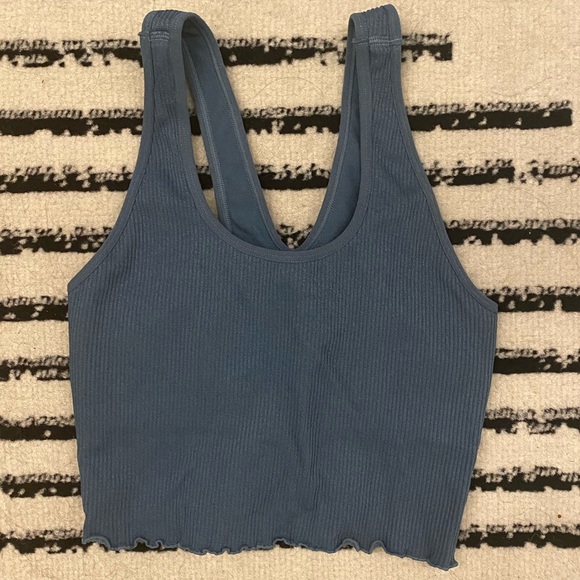 Spiritual Gangster Amor Seamless Crop Tank Soft Jade - Picture 7 of 10